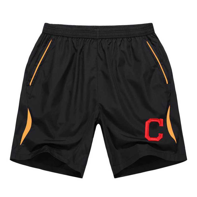 Men's Cleveland Indians Black Gold Stripe MLB Shorts,We sell and wholesale Men's Cleveland Indians Black Gold Stripe MLB Shorts on line form chian!